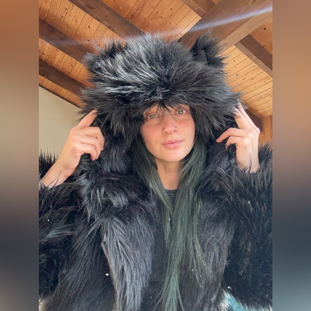 Spirit Hoods Black Wolf Coat